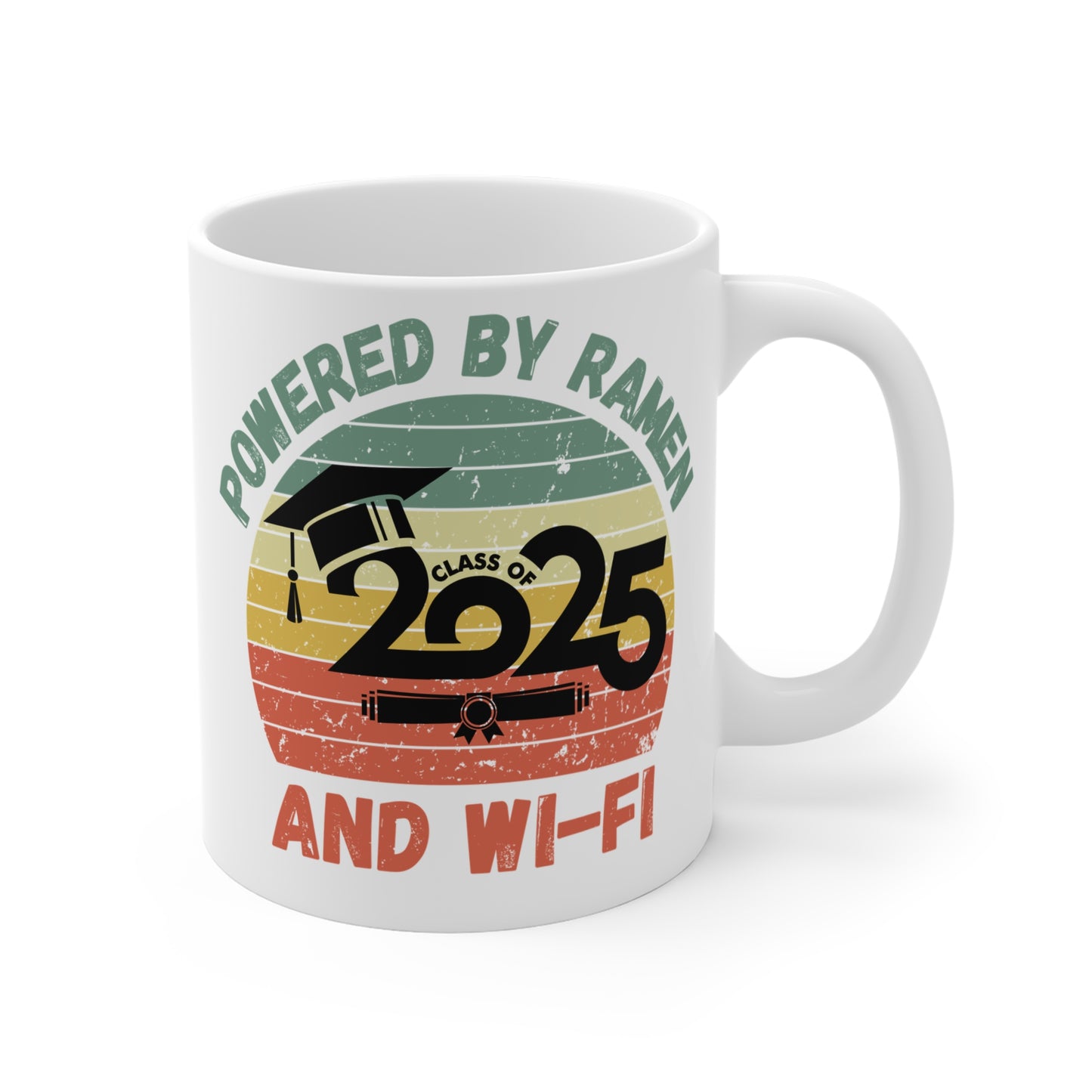 Funny Graduation Coffee Mug Class of 2025 Great Gift Idea For Graduates