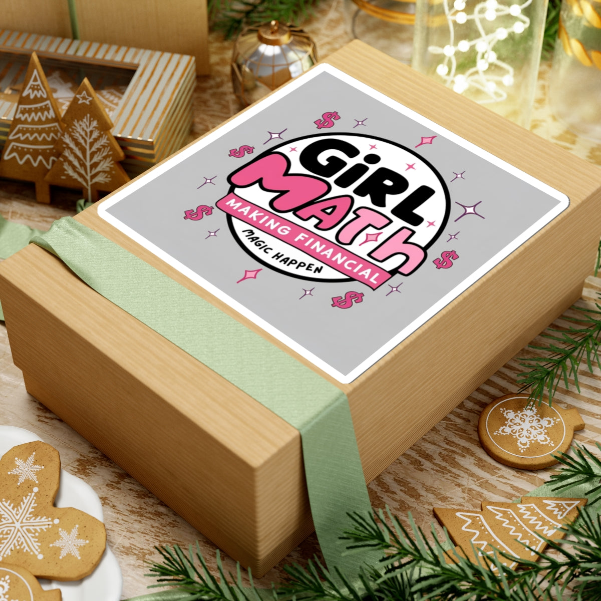 Girl Math Making Financial Magic Happen - Cute & Fun Stickers for Girls Everywhere!!!