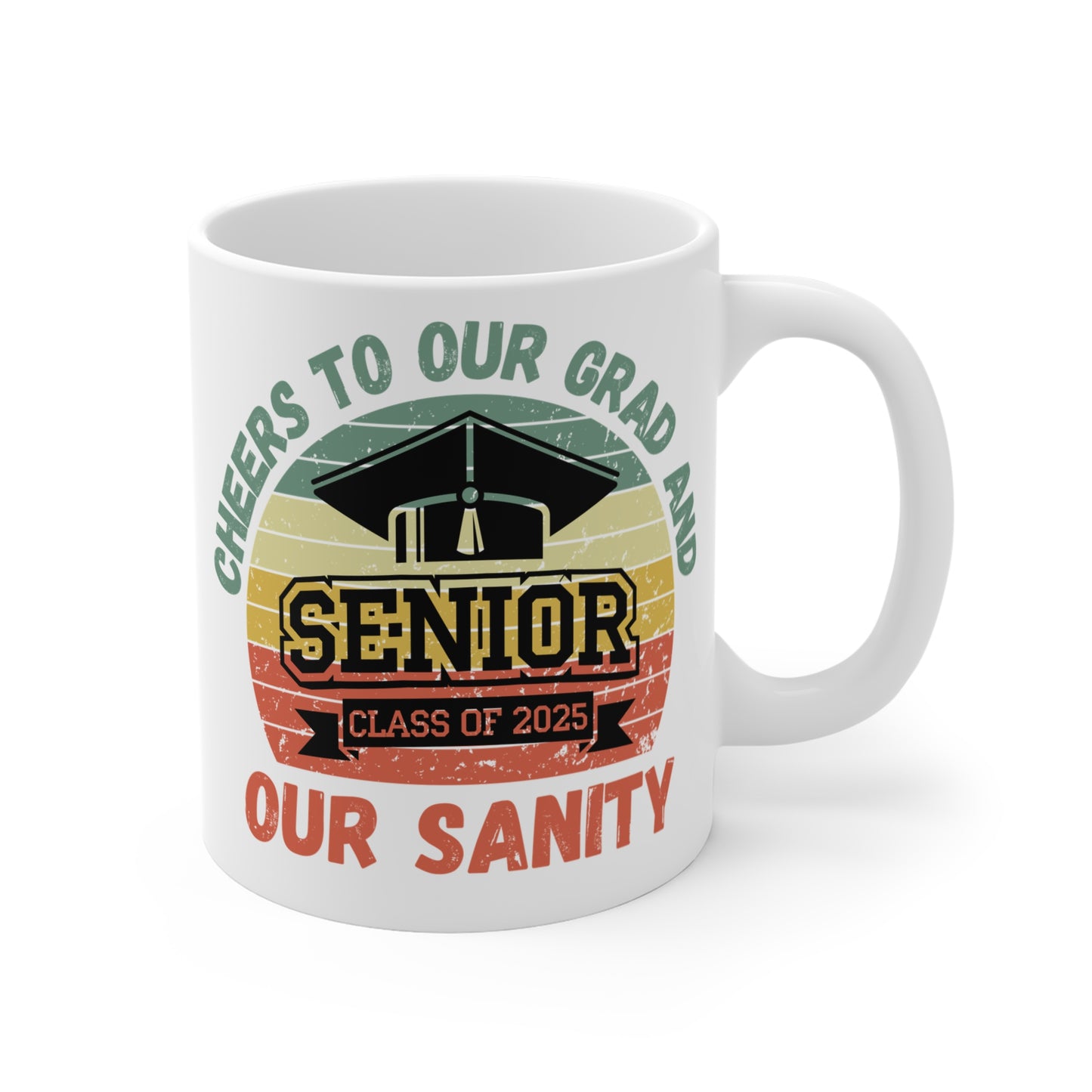 Funny Graduation Coffee Mug Class of 2025 Great Gift Idea For Graduates
