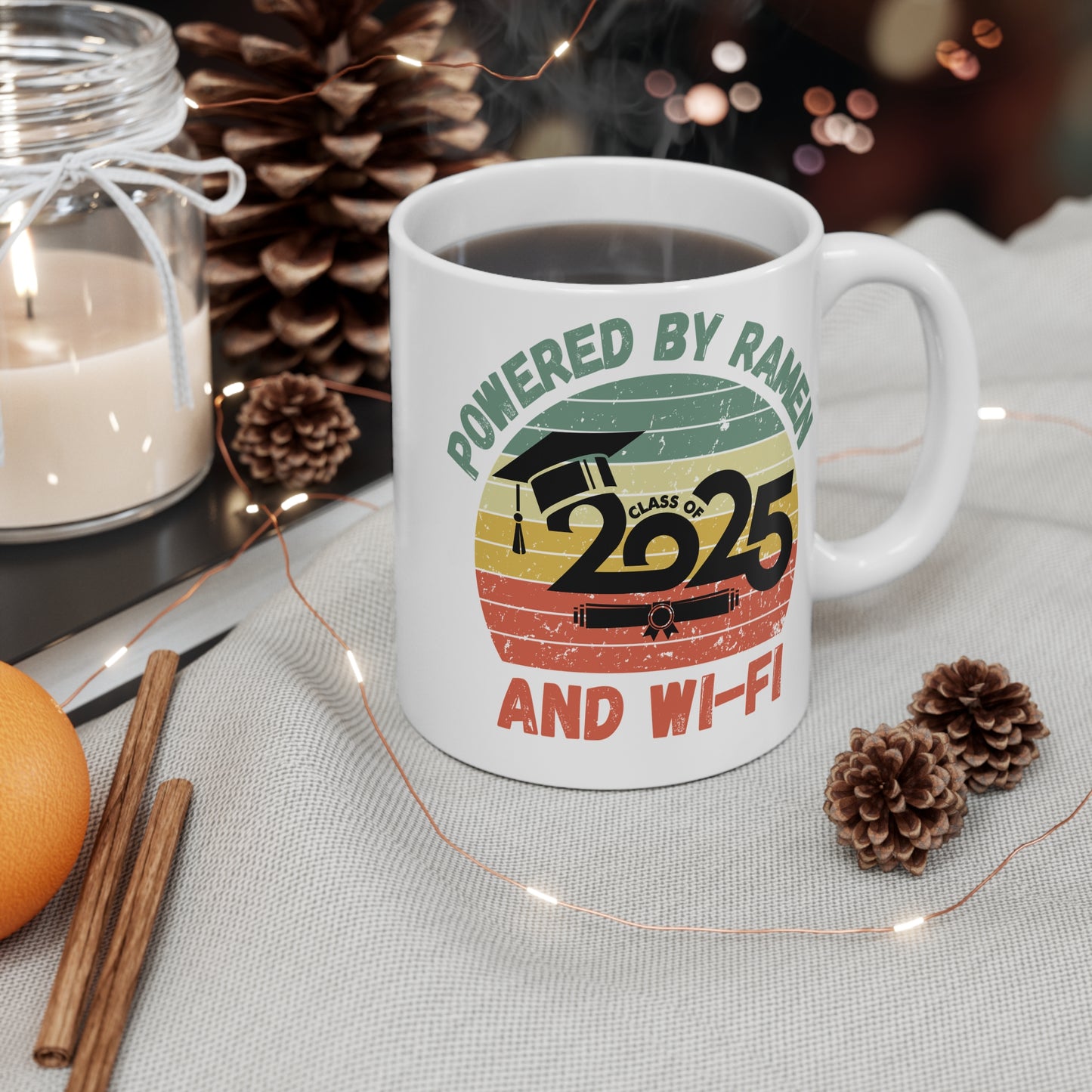 Funny Graduation Coffee Mug Class of 2025 Great Gift Idea For Graduates