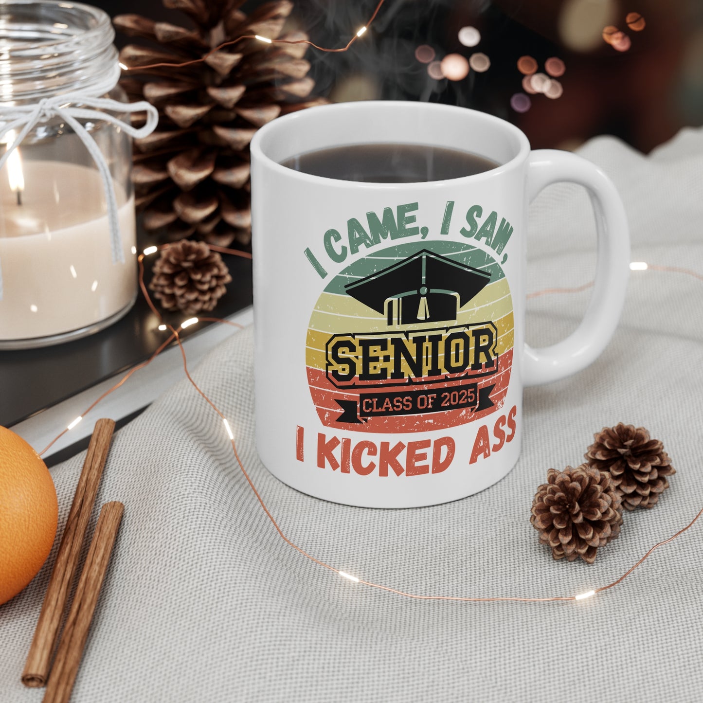 Funny Graduation Coffee Mug Class of 2025 Great Gift Idea For Graduates