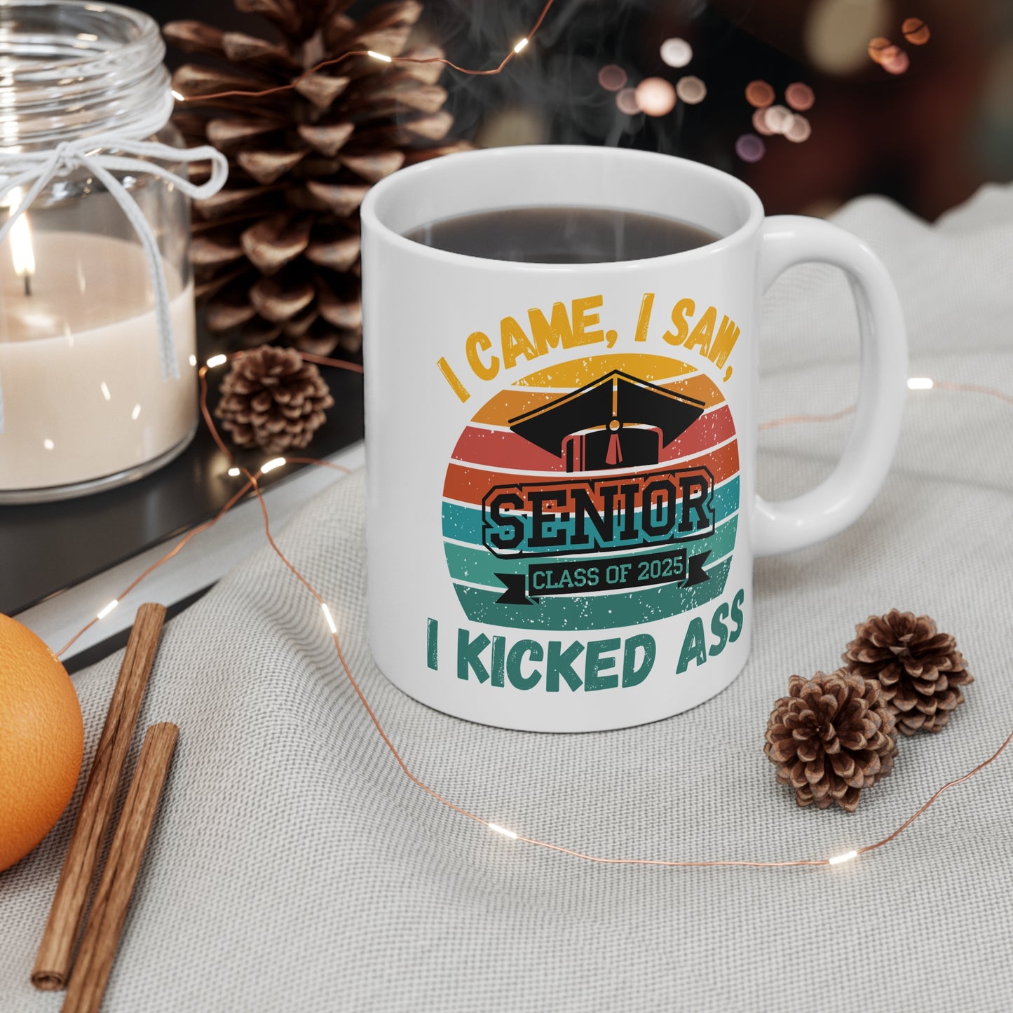 Funny Graduation Coffee Mug Class of 2025 Great Gift Idea For Graduates