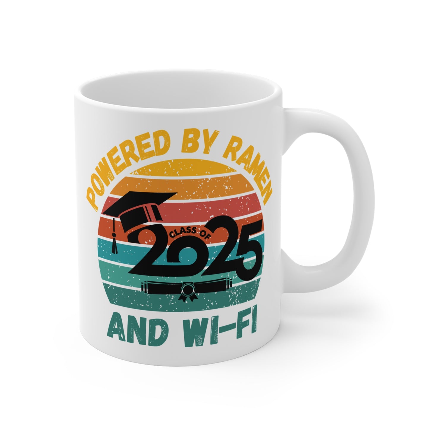 Funny Graduation Coffee Mug Class of 2025 Great Gift Idea For Graduates