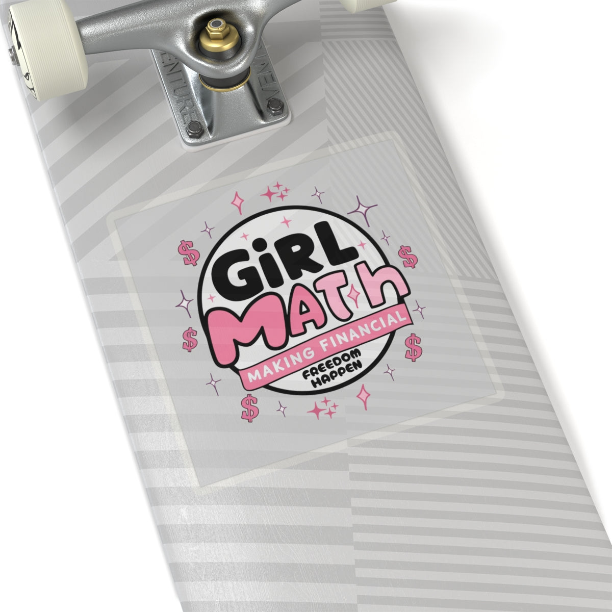 Girl Math Sticker "Making Financial Freedom Happen"