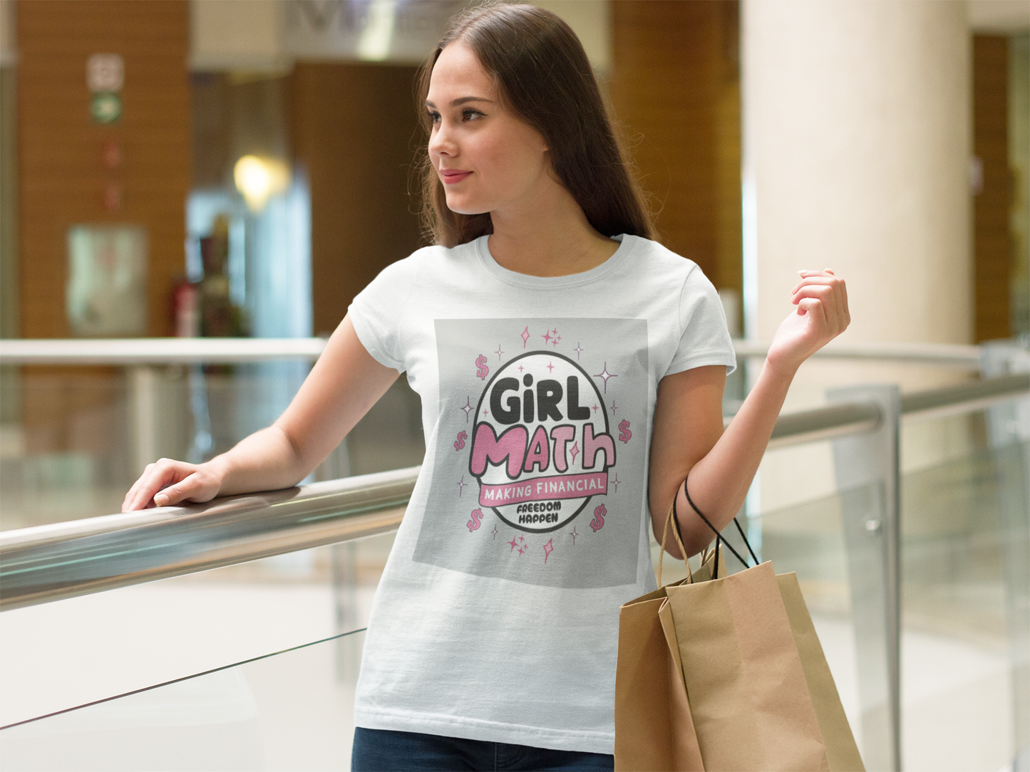 Girl Math T-Shirt "Making Financial Freedom Happen"
