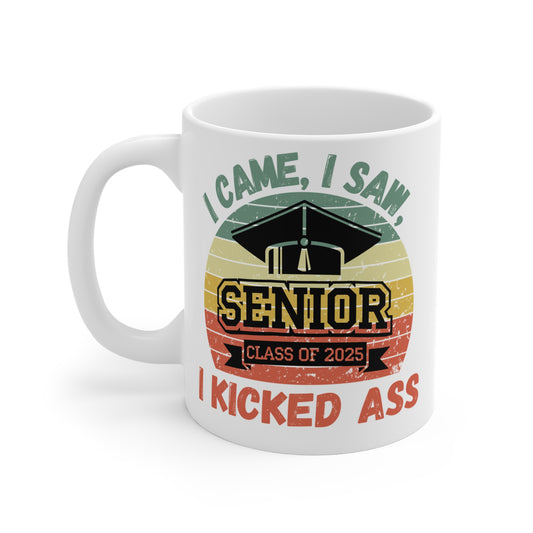 Funny Graduation Coffee Mug Class of 2025 Great Gift Idea For Graduates