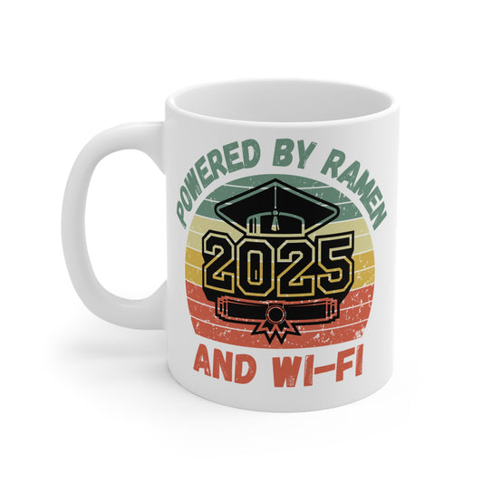 Funny Graduation Coffee Mug Class of 2025 Great Gift Idea For Graduates